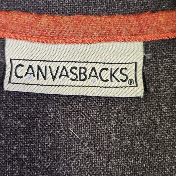 VTG Womens M Blazer Wool Jacket 80s Canvasbacks Abstract Art To Wear Lagenlook - Picture 12 of 16